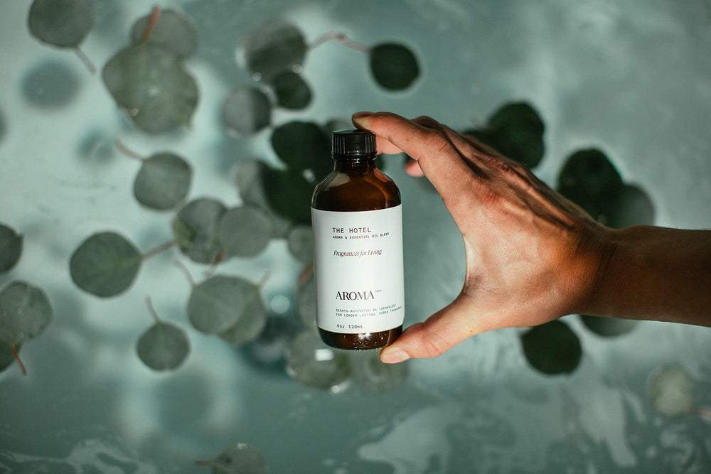 The Hotel & White Tea & Thyme set box and branding