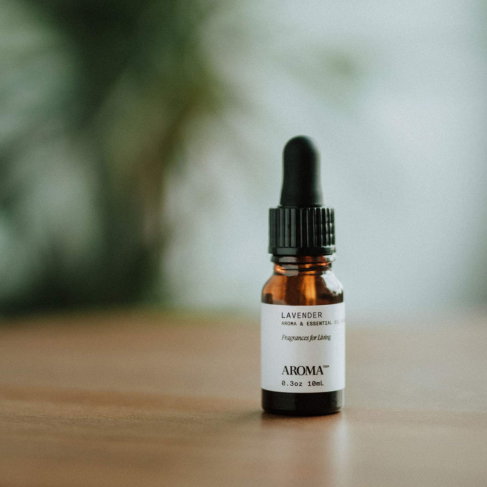 Ultrasonic diffuser emitting lavender aroma