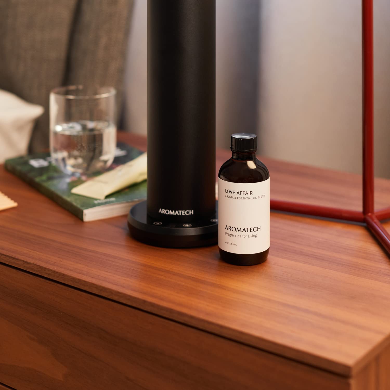 Elegant display of AromaTech Love Affair product