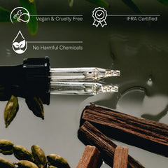 Santal Escape iris note close-up