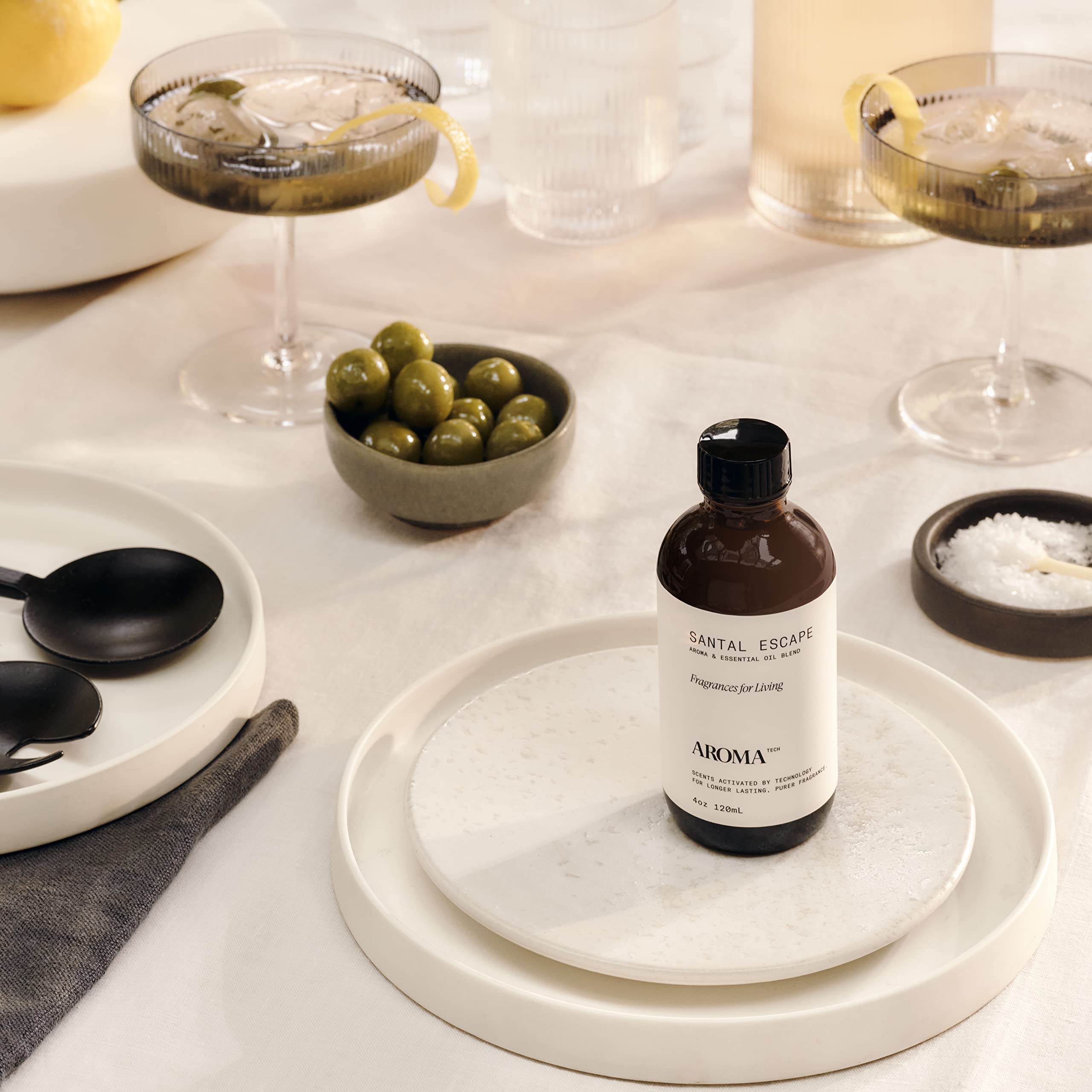 Cruelty-free vegan labeling on Santal Escape packaging