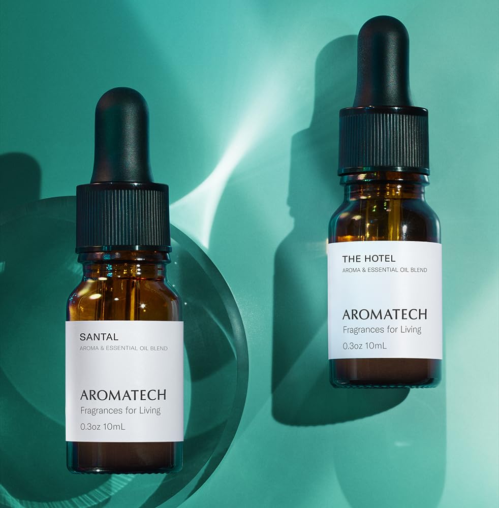 Close-up of Santal fragrance label