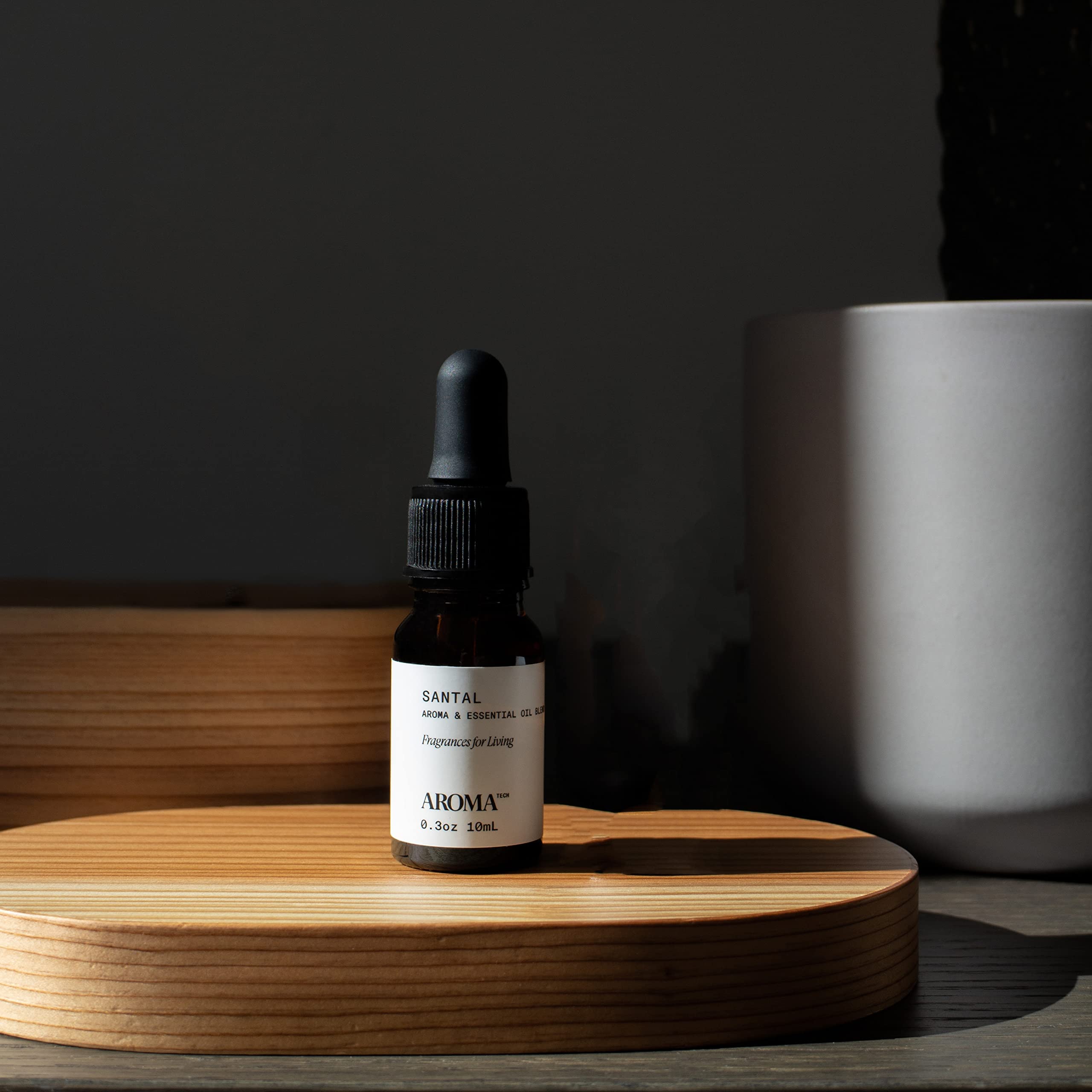 Lifestyle shot of the Santal & Love Affair Set on a coffee table