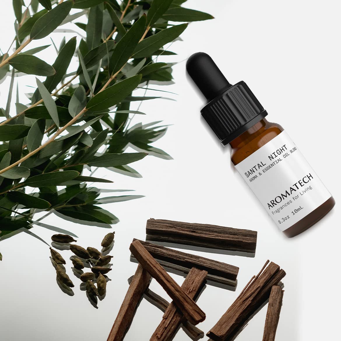 AromaTech Santal Night 10ml bottle side view