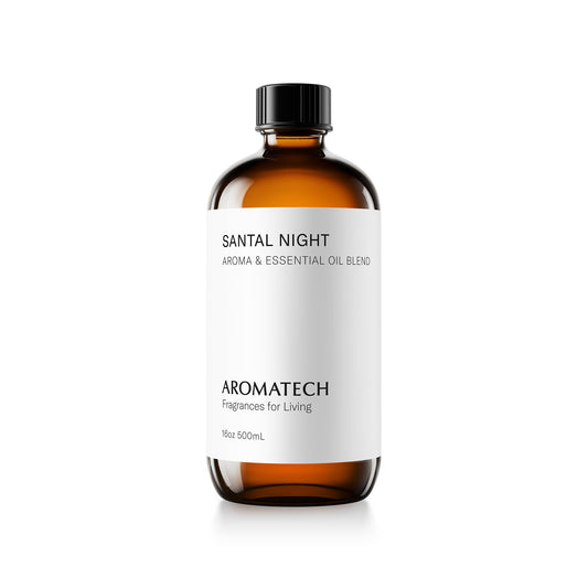 AromaTech Santal Night 500ml bottle close-up
