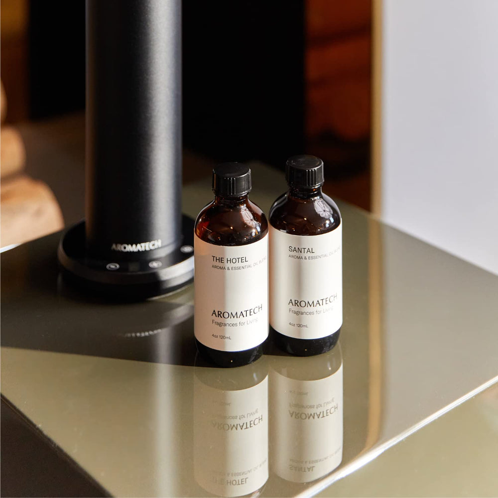 The Hotel Pine diffuser oil bottle from AromaTech set