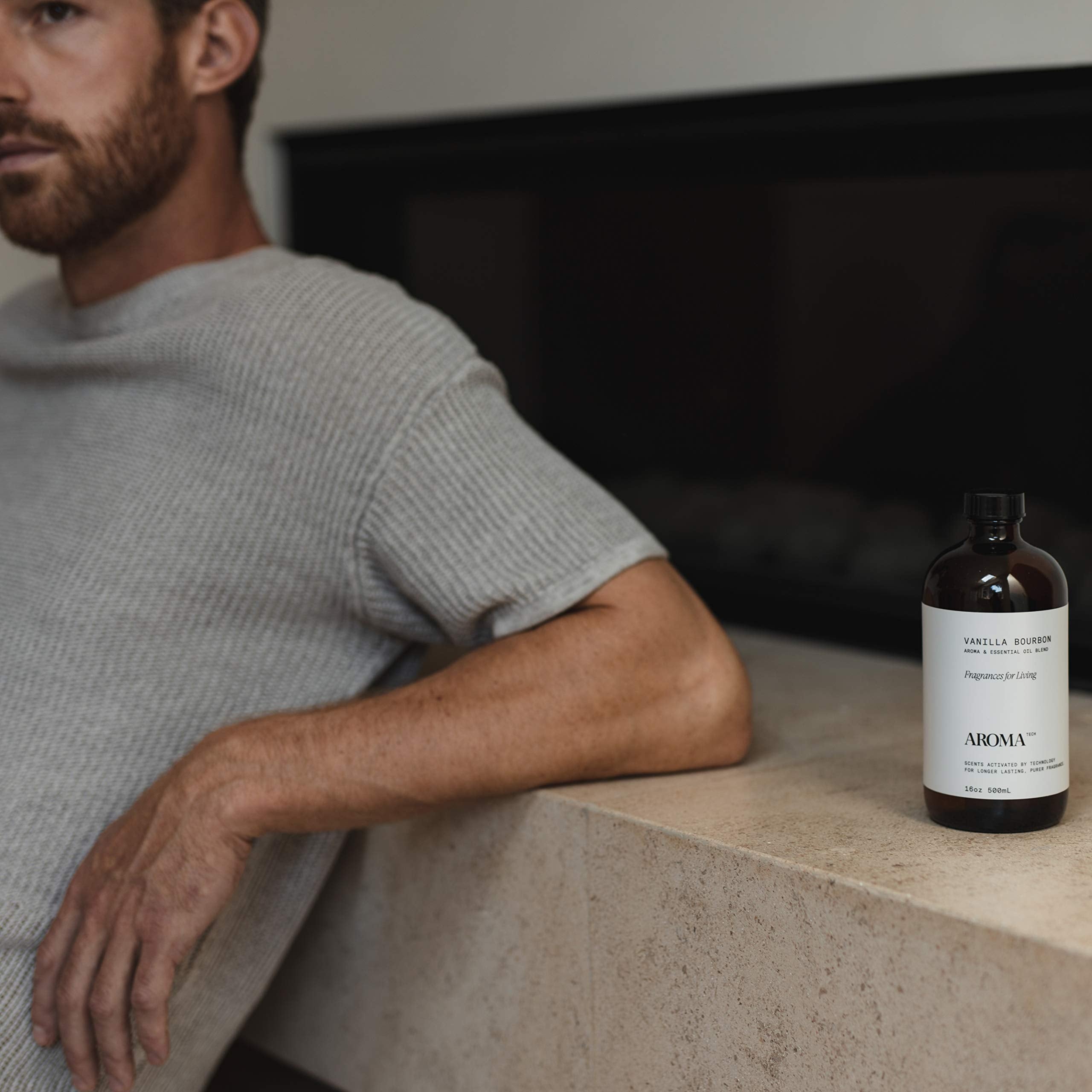 Cozy interior with aroma diffusing Vanilla Bourbon scent