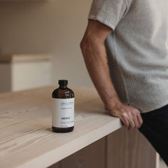 IFRA-certified vegan bottle label and cruelty-free badge