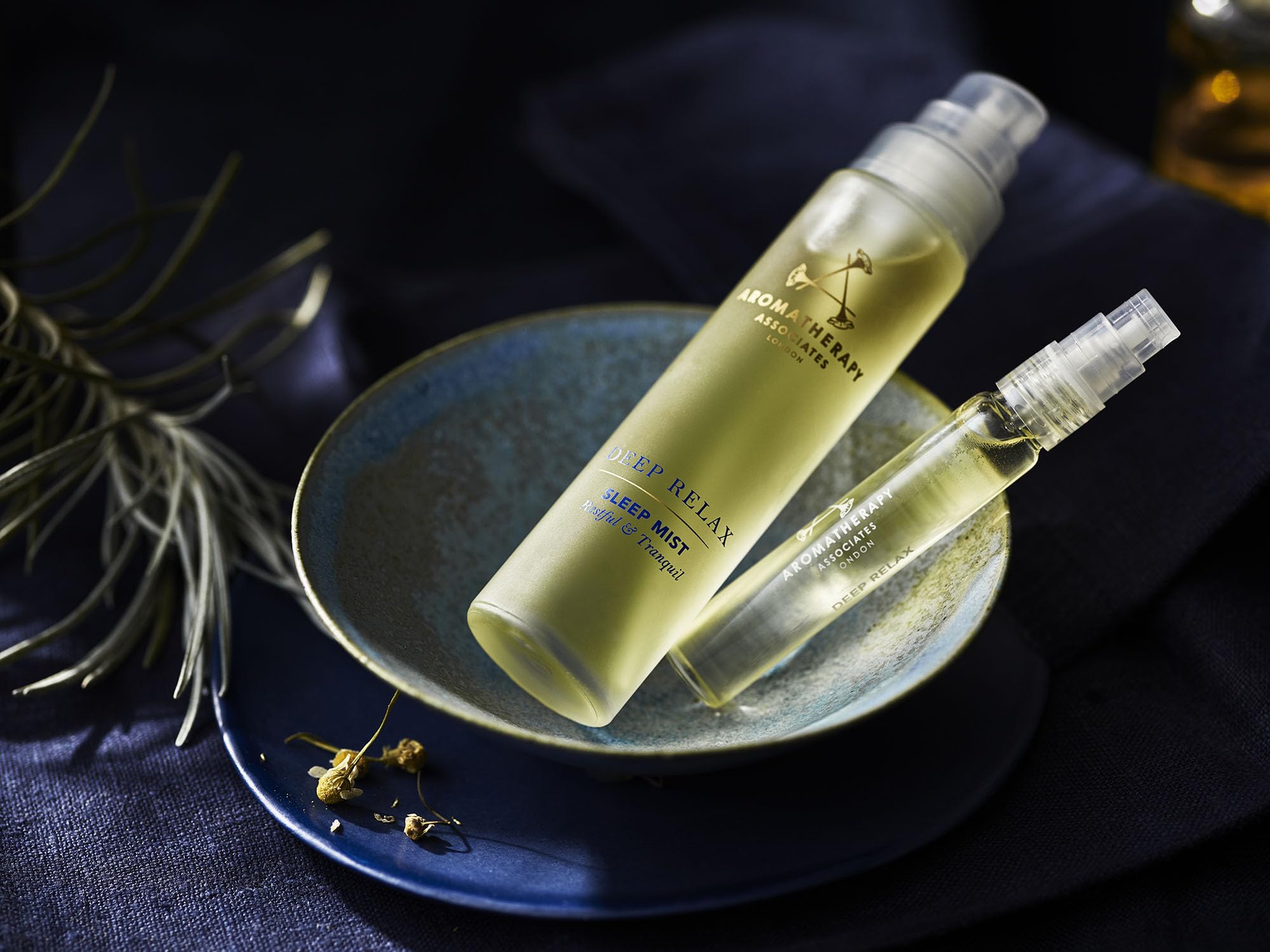 Aromatic mist lingers as Deep Relax enhances calming atmosphere