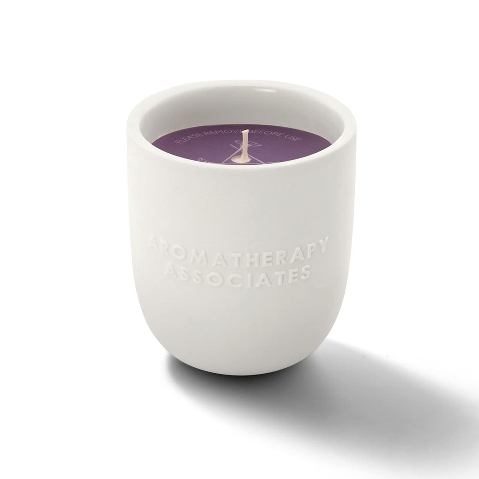 Aromatherapy Associates De-Stress Candle featuring frankincense and chamomile essential oils for calm focus