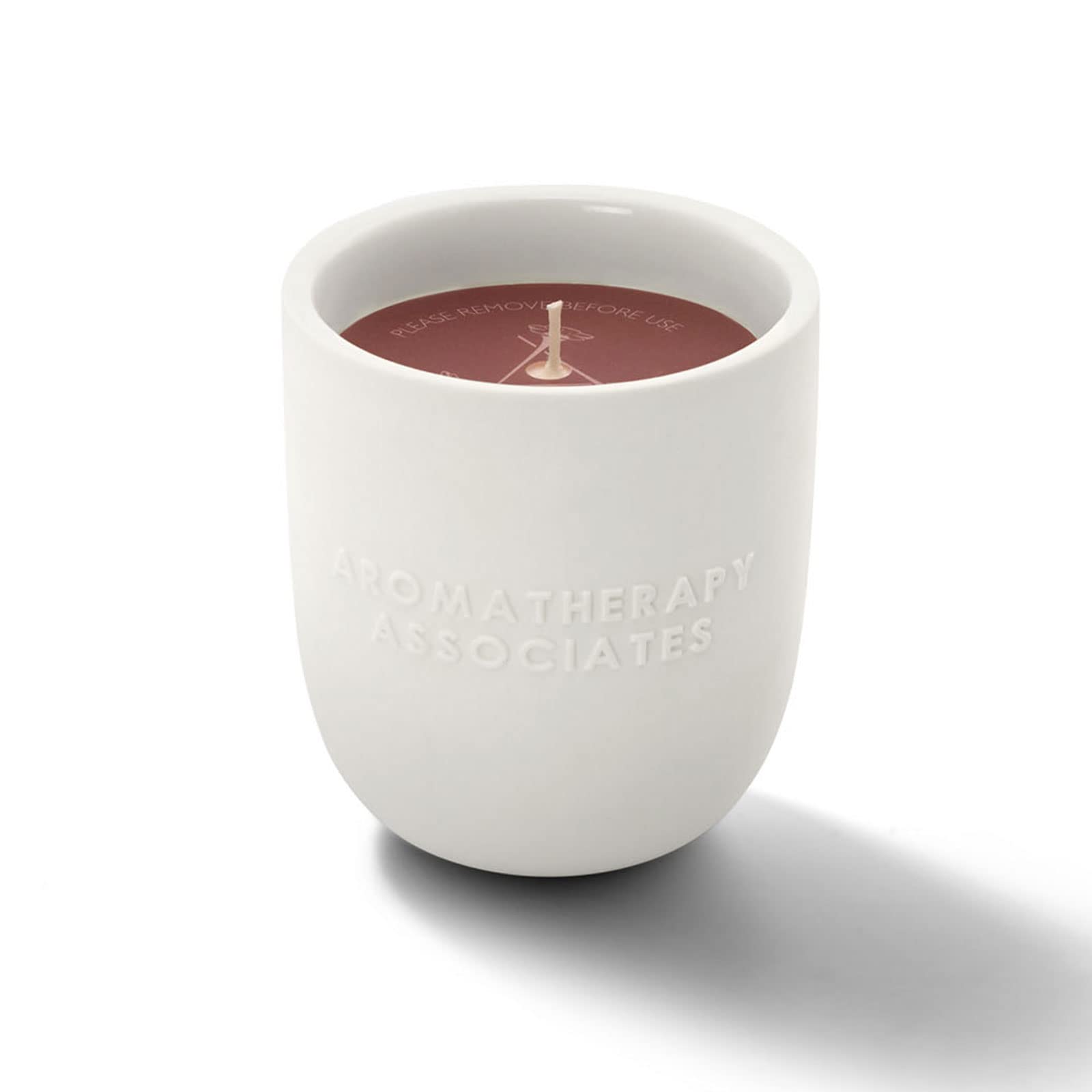 Aromatherapy Associates Rose Candle vegan wax close-up highlighting clean burn