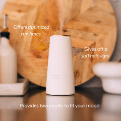 Aromatherapy Associates three settings timer display offers flexible diffusion durations