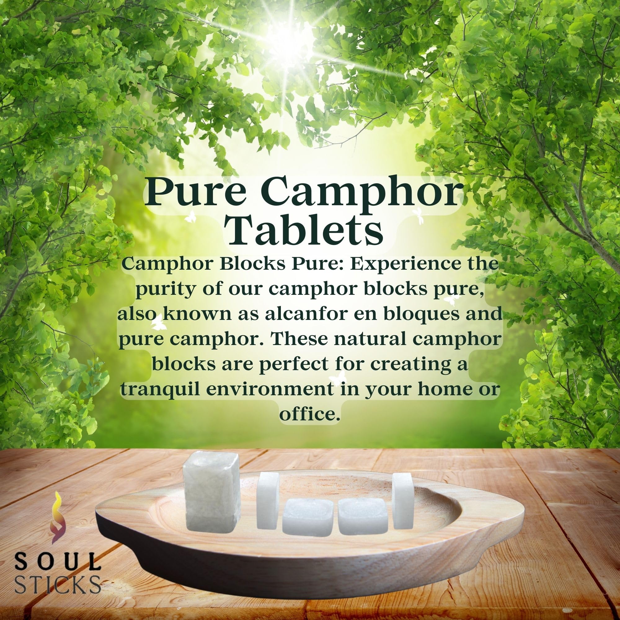 Aromatherapy camphor blocks