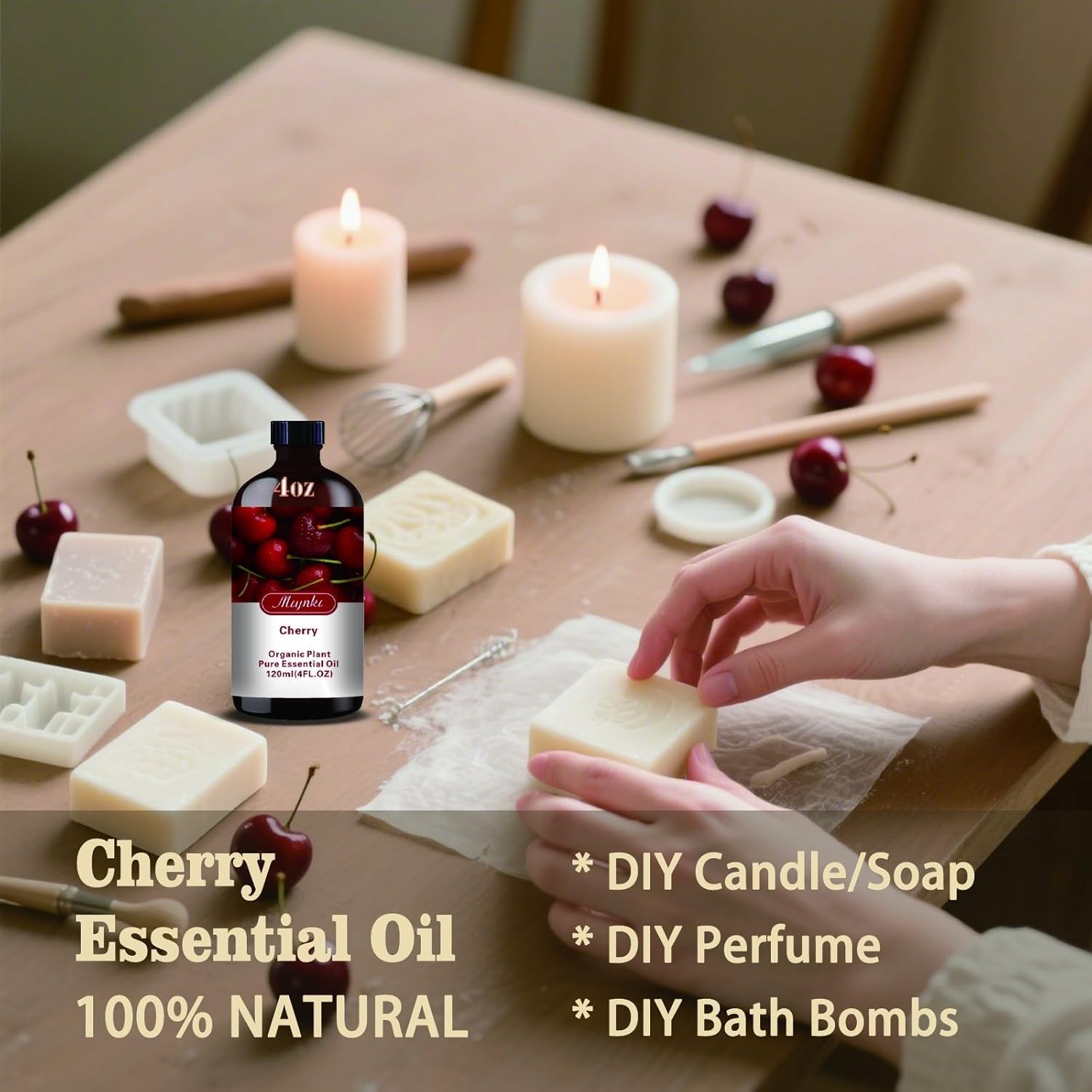 Aromatherapy diffuser with cherry oil