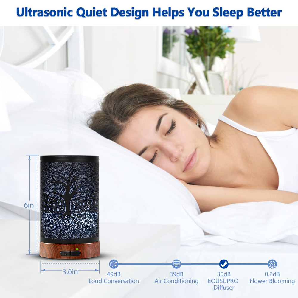 Life Tree diffuser in use with essential oil