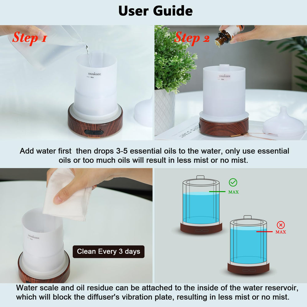 Life Tree diffuser packaging and user manual