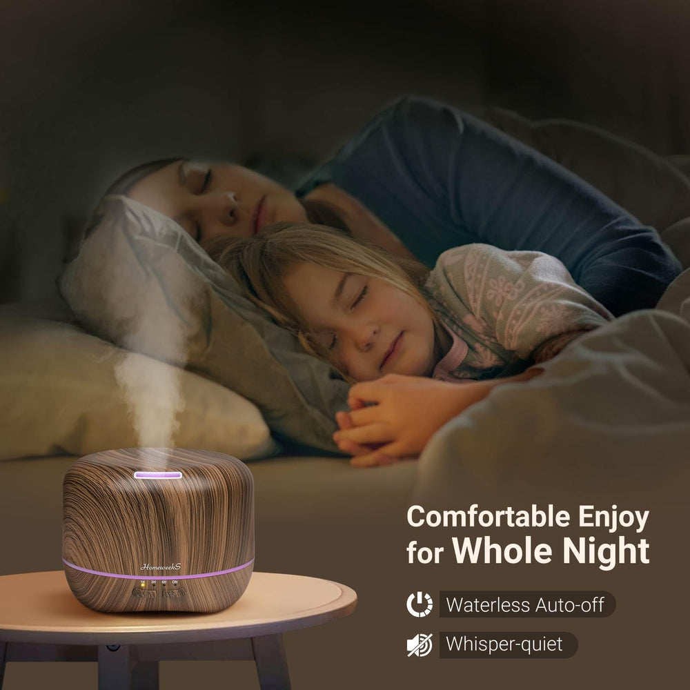 Eight color-changing night lights glow