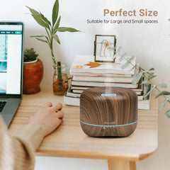 Ultrasonic diffuser operating quietly with timer