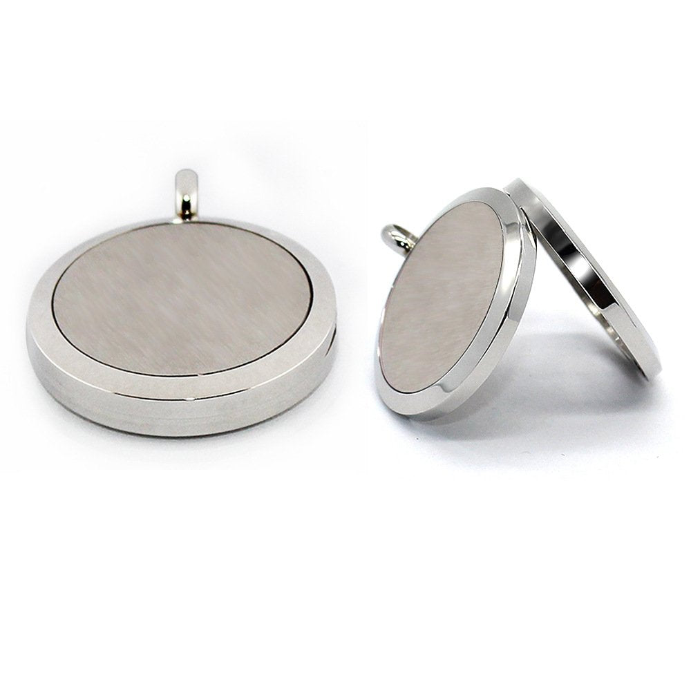 316L stainless steel cat-pattern diffuser locket with chain