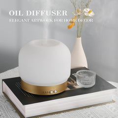 aromatherapy diffuser used as home decor in living room