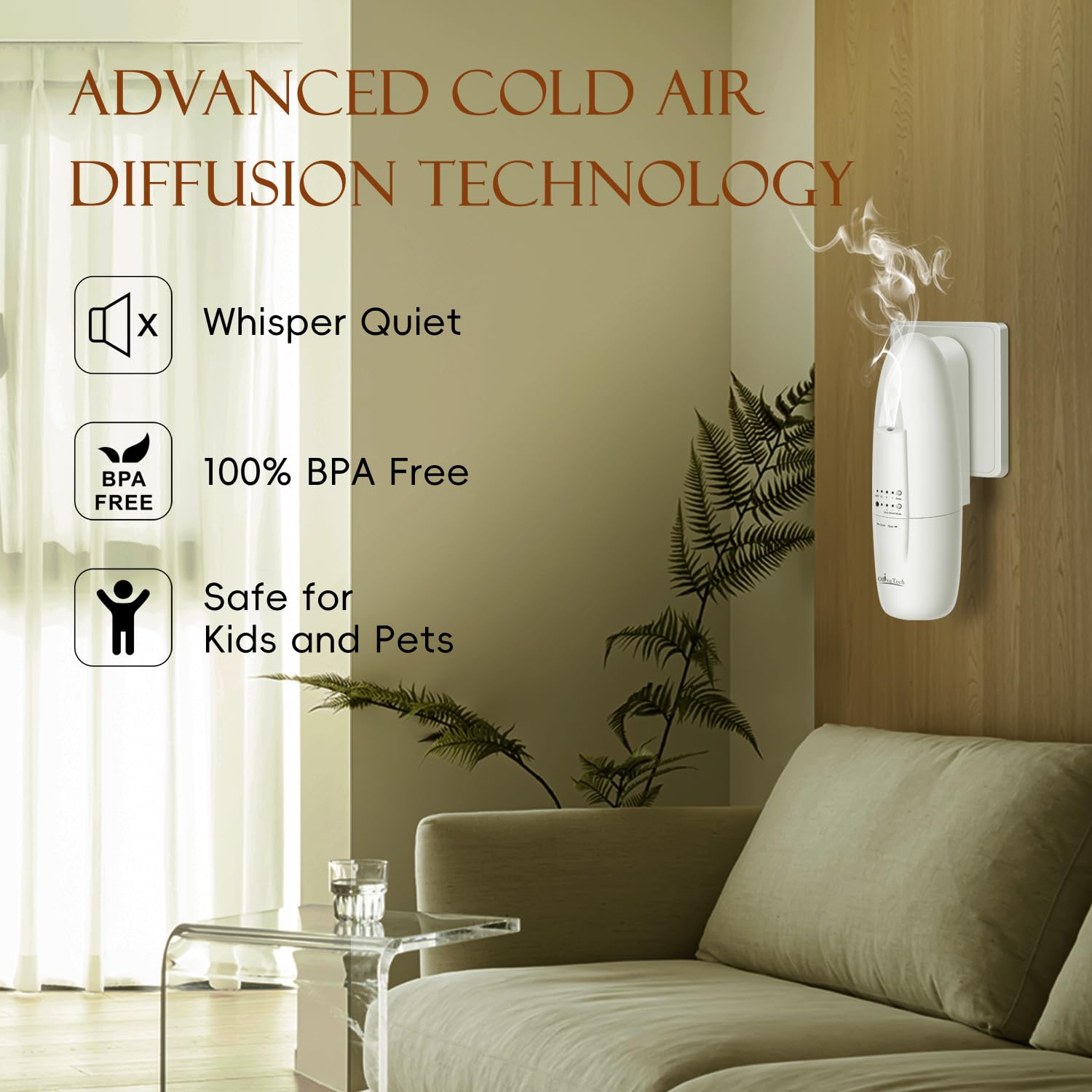 Aromatherapy diffuser suitable for home or office