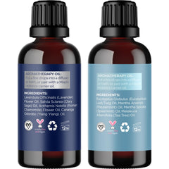 Aromatherapy diffuser oils collection set 8x1oz bottles