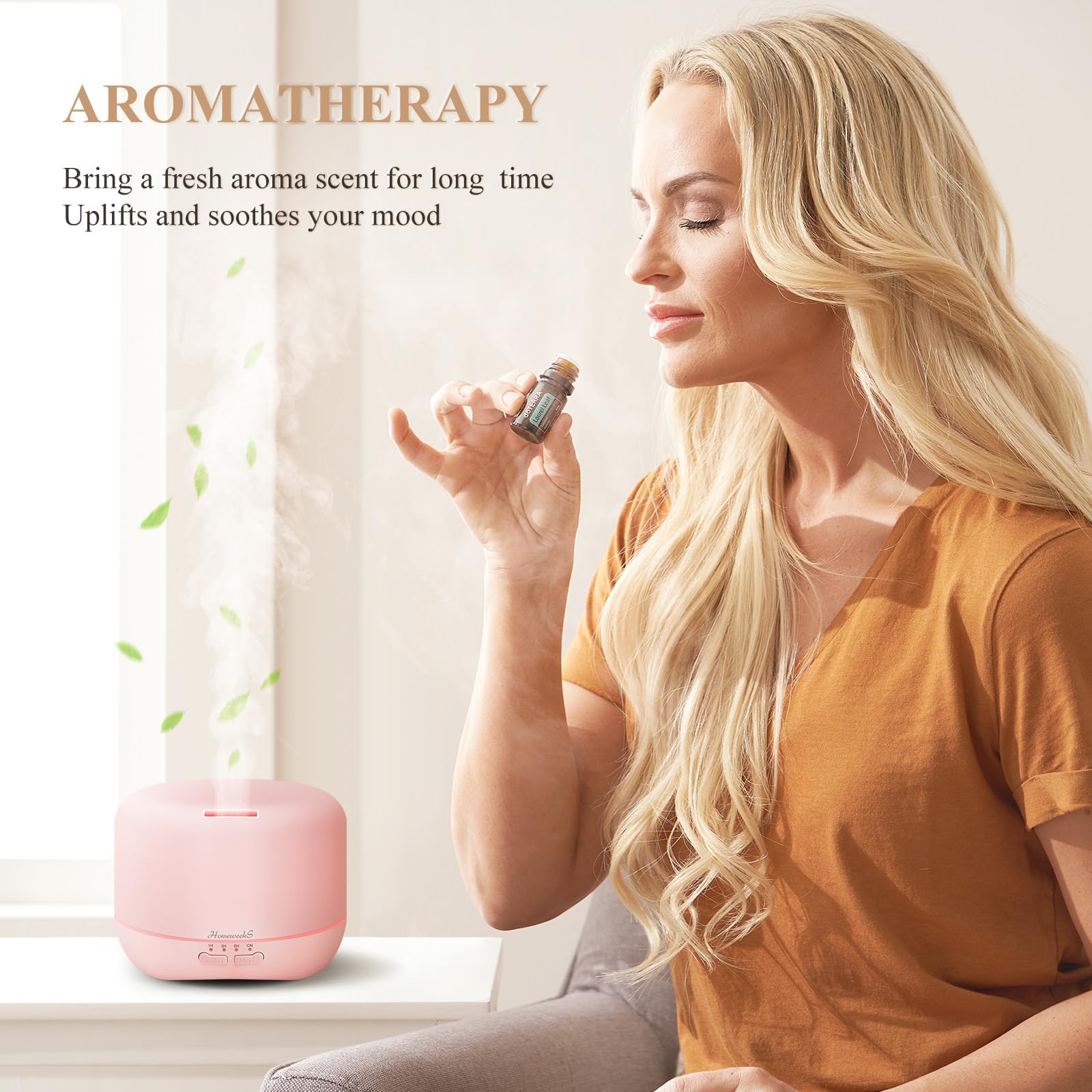 500 ml waterless auto-off ultrasonic diffuser