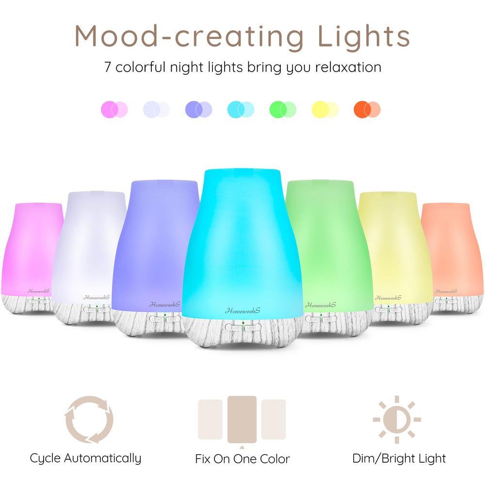 Portable mini diffuser on a desk with office accessories