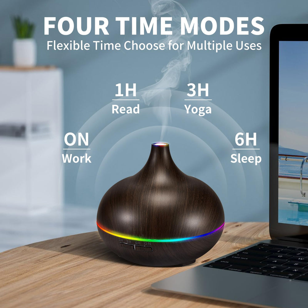 Diffuser timer settings display