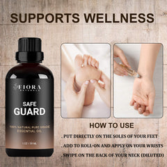 Diffuser usage with immunity blend for aromatherapy