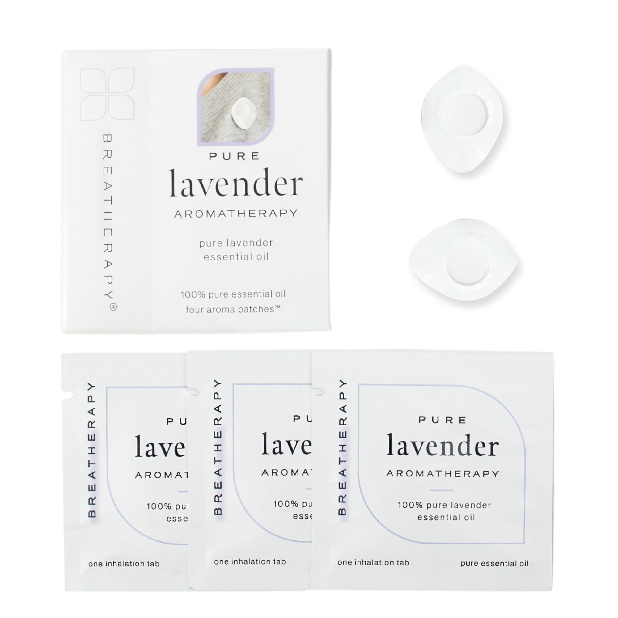 Aromatherapy Lavender Patches 4-pack packaging