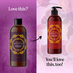 Pouring lavender massage oil for a full body massage