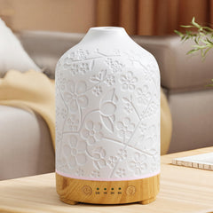 Ceramic cherry blossom diffuser front view 150ml