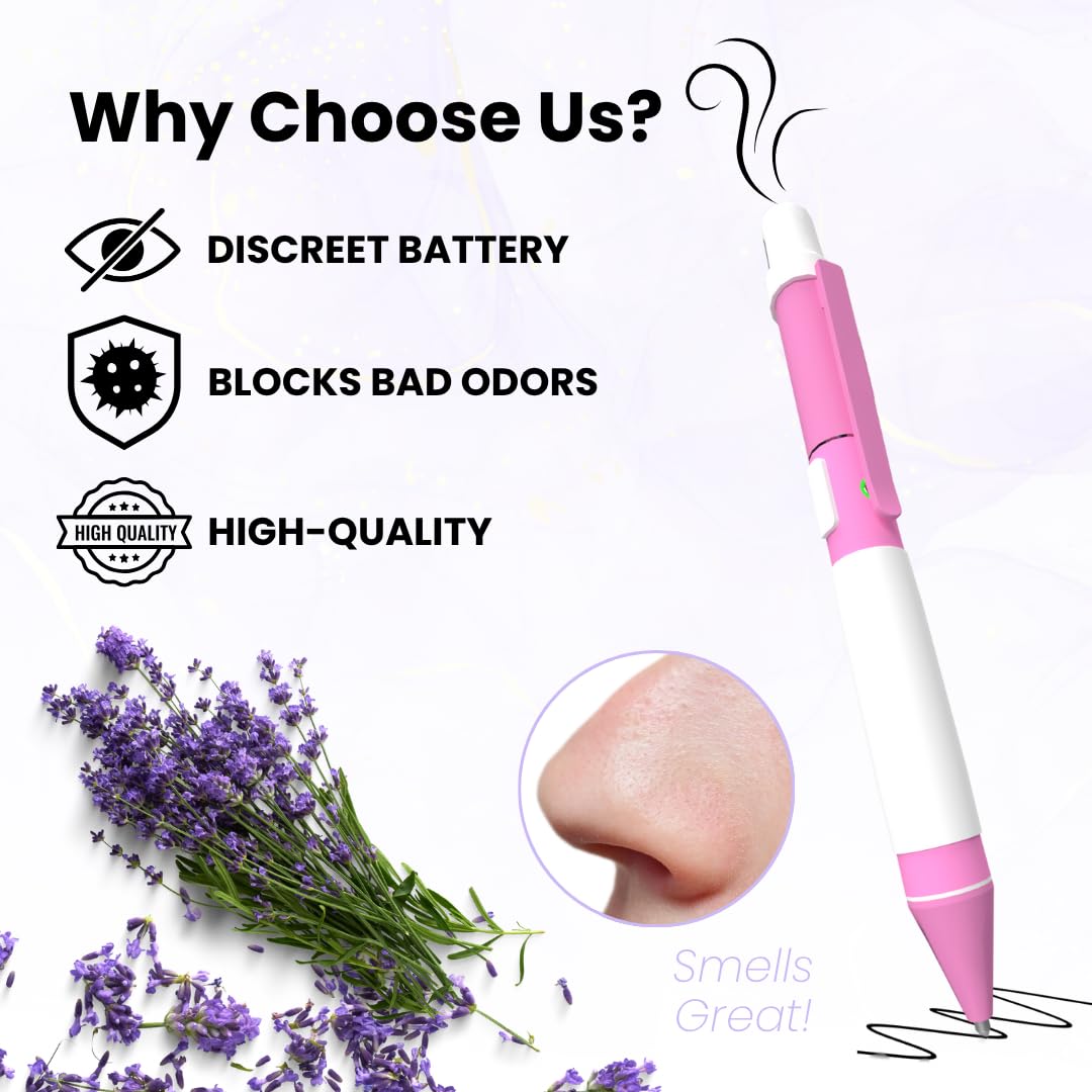 Gift-ready pink aromatherapy diffuser pen with elegant finish