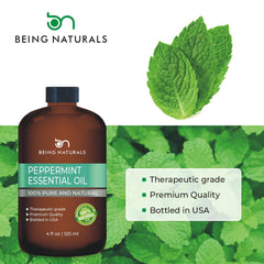 Peppermint essential oil for aromatherapy