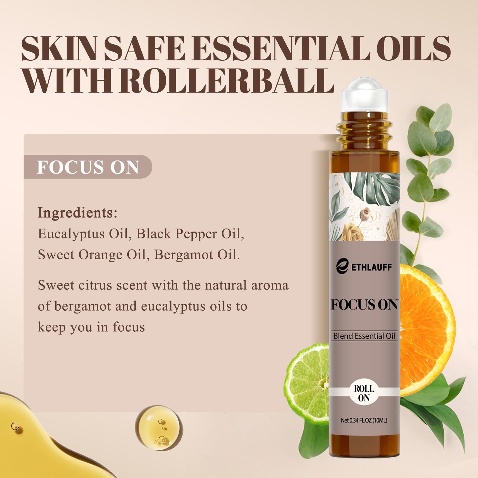 Aromatherapy roll-ons for calm and wellness