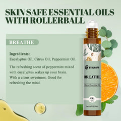 Aromatherapy essential oil roll-ons