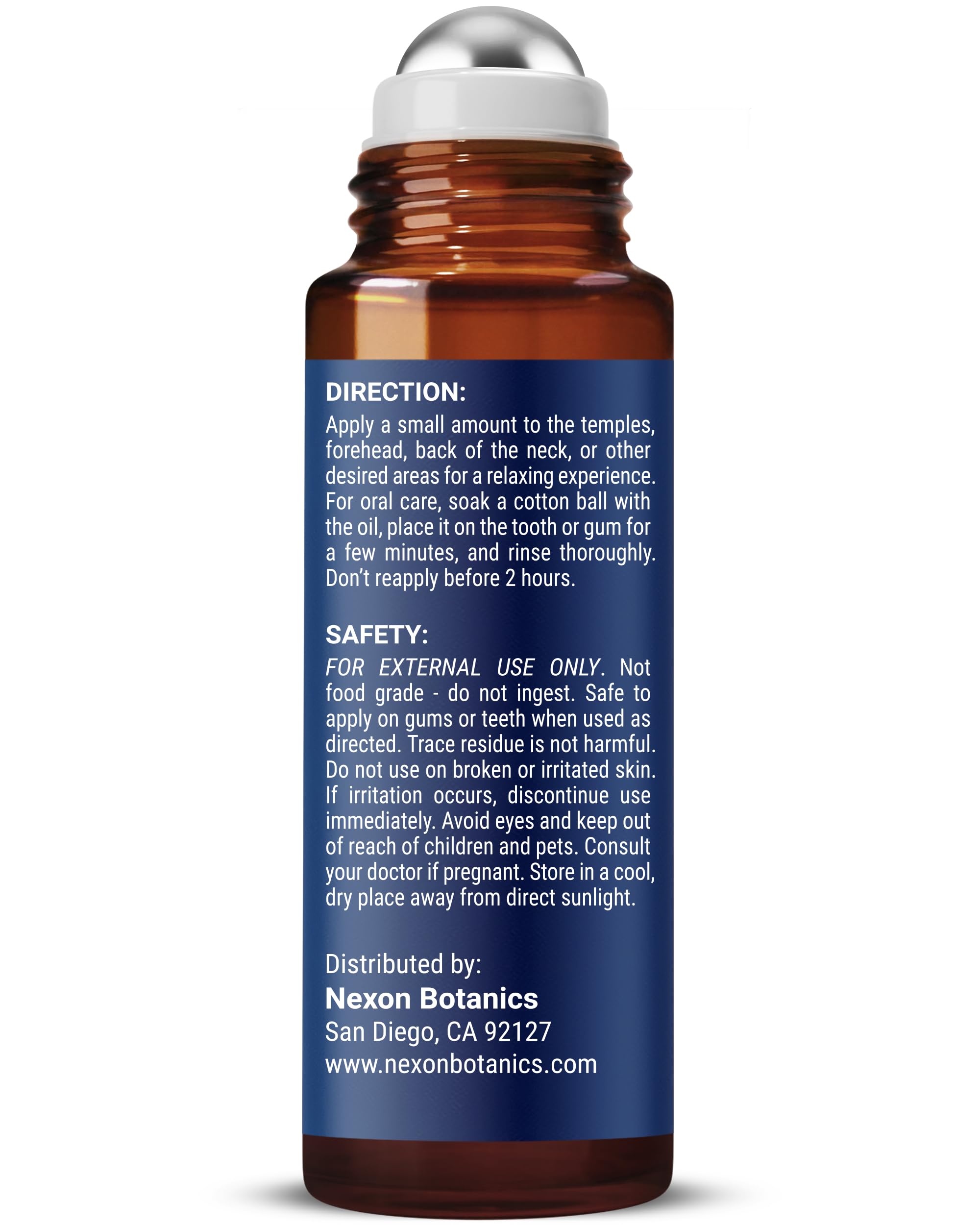 Aromatherapy setup with clove roll-on for scent therapy