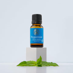 Aromatics International organic peppermint leaf closeup for herbal freshness and purity