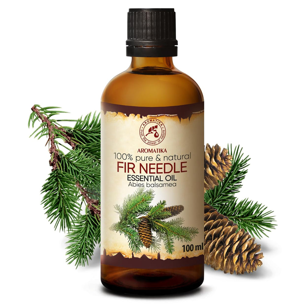 AROMATIKA Fir Needle Essential Oil diffuser scene showcasing room-filling freshness.