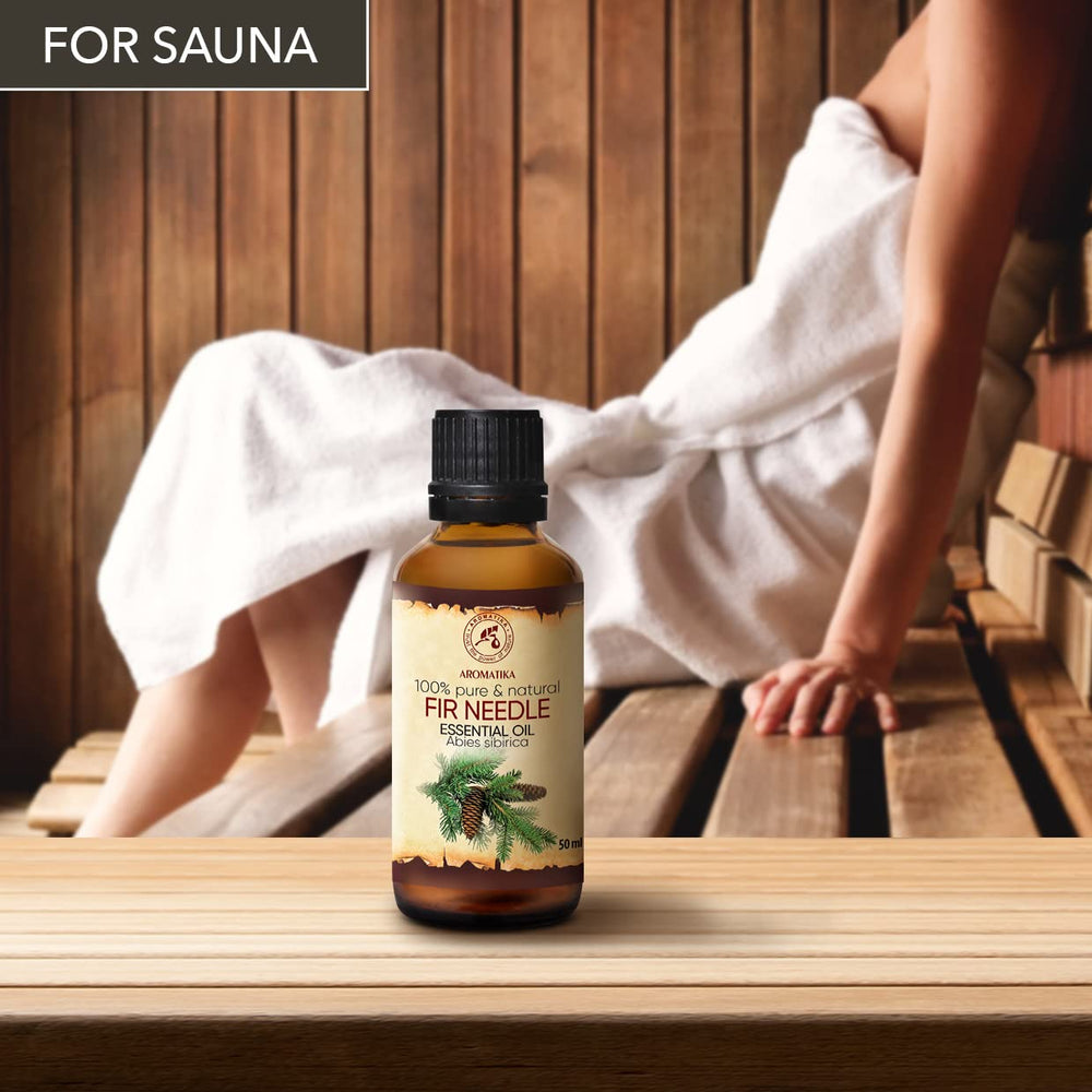 AROMATIKA Fir Needle Oil beauty routine for a refreshing, natural touch.