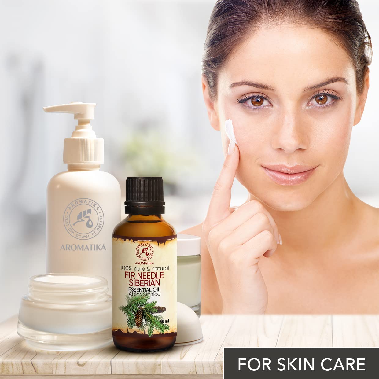 AROMATIKA Fir Needle Oil room fragrance to freshen spaces with natural scent.