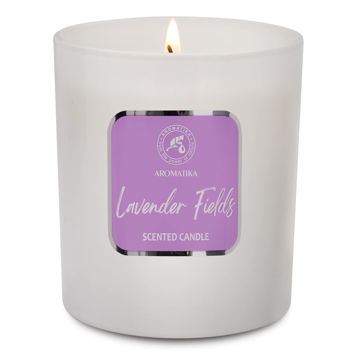 AROMATIKA Lavender Fields label front signals premium gift-ready presentation.