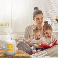 AROMATIKA Milk & Honey candle scent profile evokes creamy warmth.