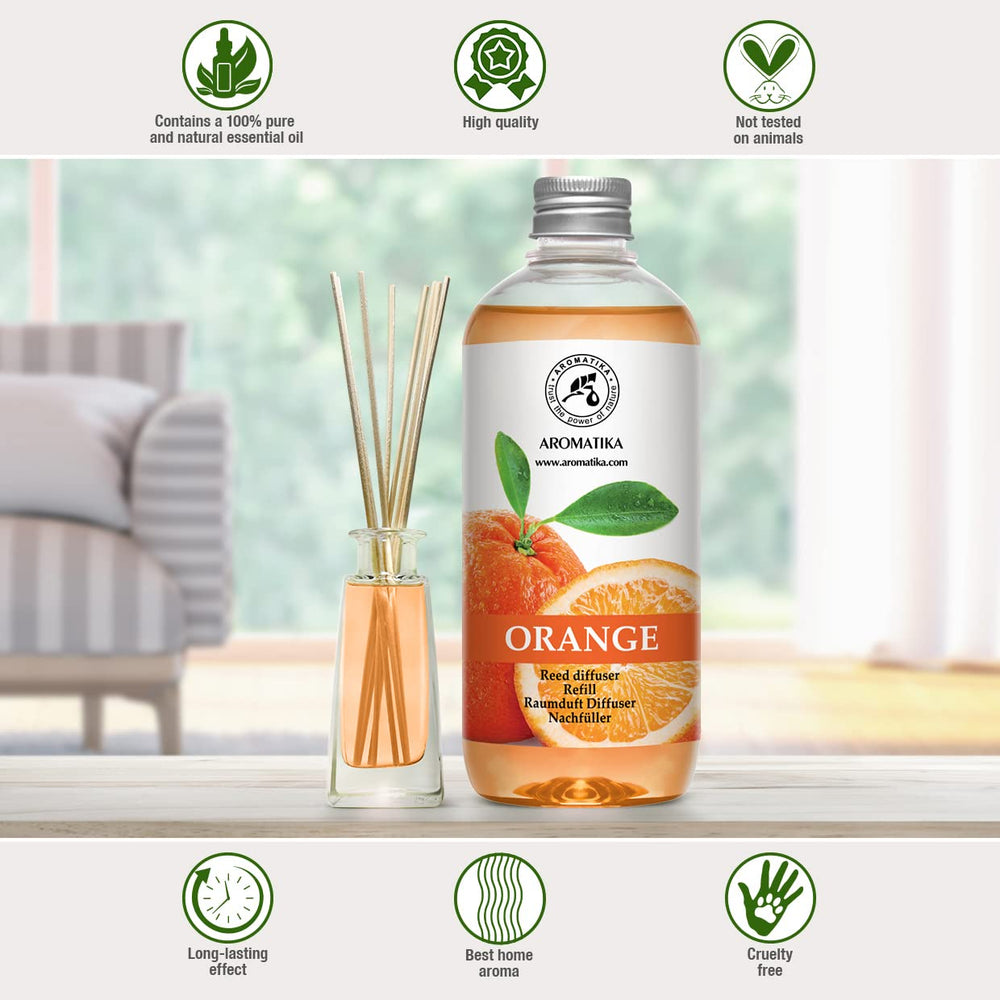 AROMATIKA orange aroma provides a welcoming ambiance in any room