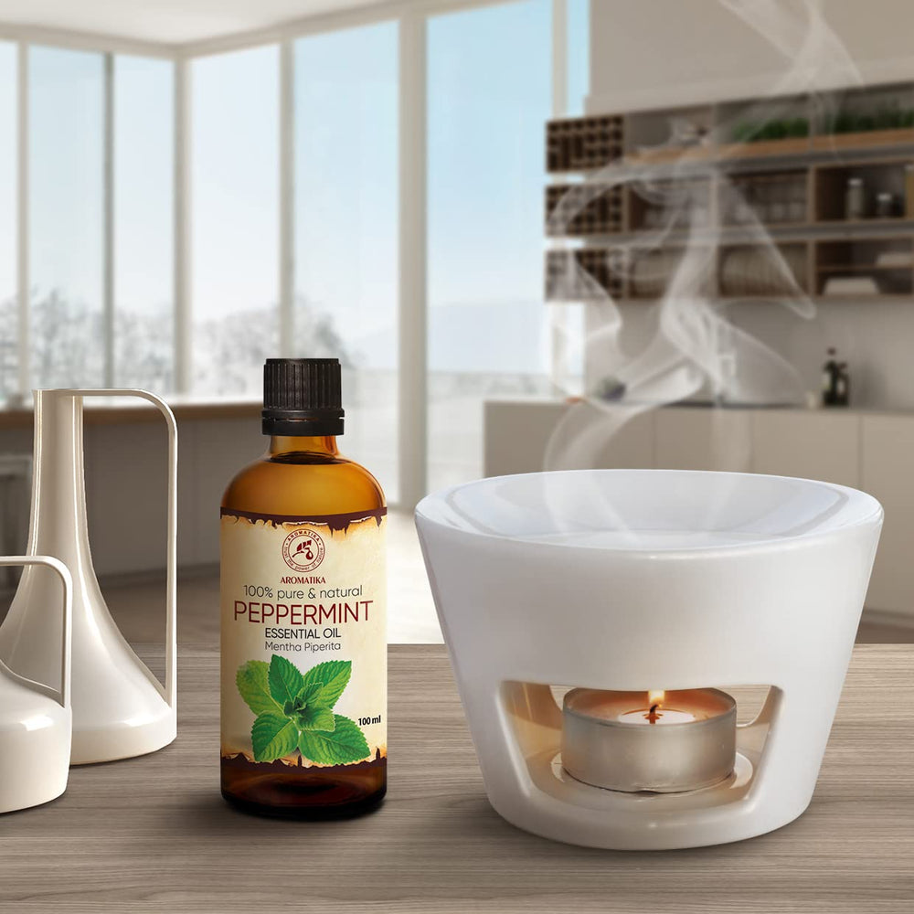 AROMATIKA Peppermint oil sauna-use provides cooling, invigorating vibes