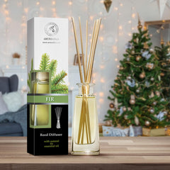AROMATIKA Pine Reed Diffuser sticks optimize scent release for customizable intensity.