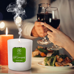 AROMATIKA soywax lemongrass candle ambient warm glow