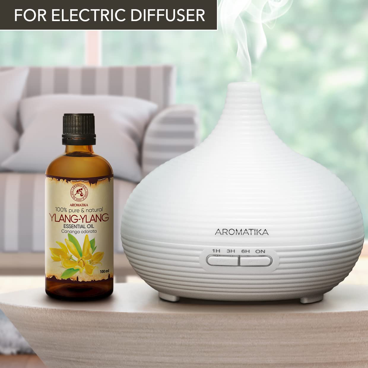 AROMATIKA Ylang Ylang hair care blend for shine