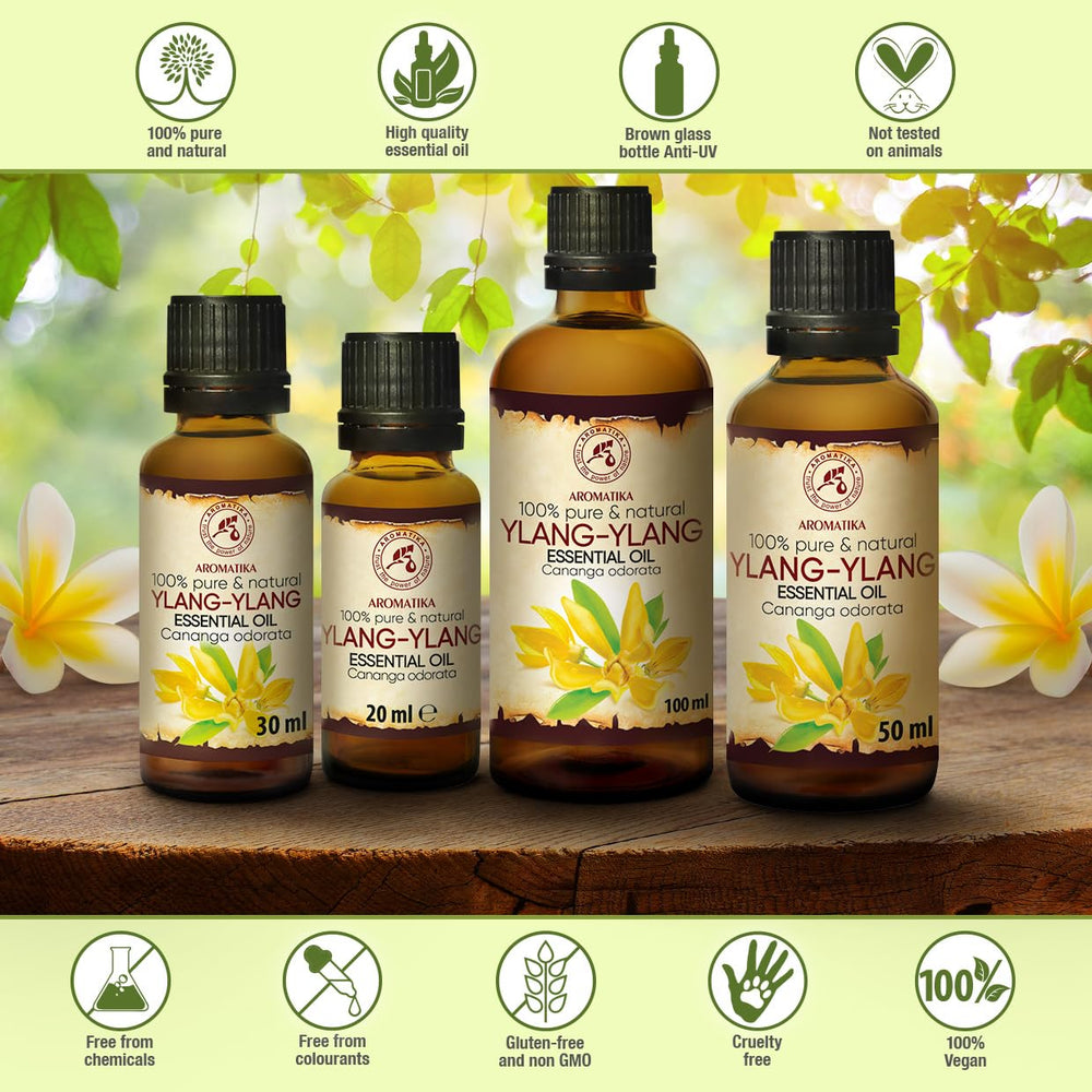 AROMATIKA Ylang Ylang oil added to beauty blends for enhanced fragrance